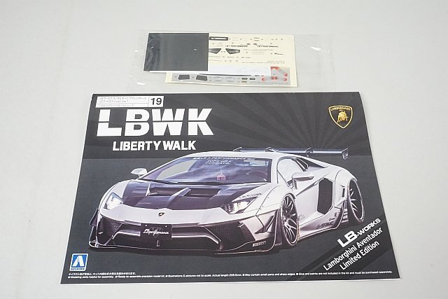 ★ AOSHIMA アオシマ 1/24 LBWK LIBERTY WALK ランボルギーニ アヴェンタドール リミテッドエディション Ver.1 19 プラモデル_画像4