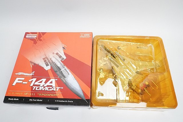 ★ DRAGON ドラゴン 1/72 F-14A TOMCAT トムキャット VF-111 サンダウナーズ 50045の画像8