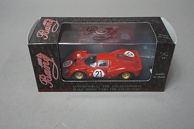 Bang 1/43 Ferrari Ferrari 330 P4 24H Ла Манш \'67 красный 7098/ Dino 246 GT LM Ла Манш 1972 #46 красный 7168 2 шт. комплект 