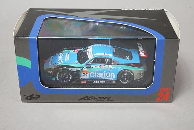 EBBRO エブロ 1/43 NISSAN 日産 WOODONE ADVAN Clarion Z SUPER GT 500 #24の画像4