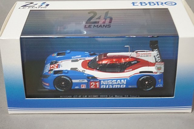 EBBRO エブロ 1/43 NISSAN 日産 NISSAN GT-R LM NISMO 2015 Le Mans 24 hours #21 45254の画像4