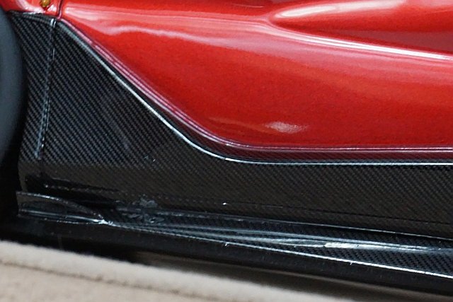 1/18 Mansory Ferrari マンソリー フェラーリ Siracusa 4XX スパイダー クロームレッド 限定30台 M-4XX-03の画像6