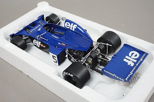 TSM トゥルースケール 1/18 Tyrrell ティレル 006 J.スチュアートドイツGP 優勝 1973 #5 ※パーツ破損有り 803043の画像2