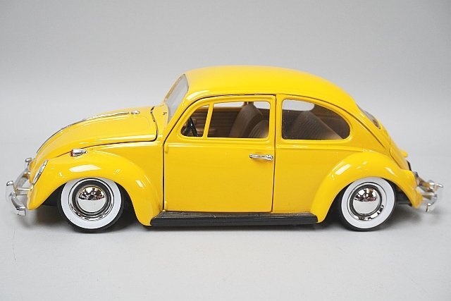 Road Signature ロードシグネチャー 1/18 VOLKSWAGEN フォルクスワーゲン ビートル 1967 イエロー ※難有・ジャンク品/本体のみ No.92078の画像1