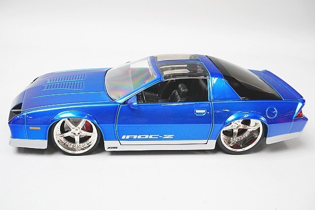 Jada Toys 1/24 CHEVROLET シボレー カマロ 1985 メタリックブルー BIGTIME MUSCLE ※ジャンク品・本体のみの画像1