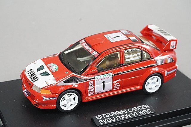 M4 / MTECH エムテック 1/43 Mitsubishi 三菱 ランサーエボリューション Ⅵ WRC ニュージーランド ラリー 1999 #1 M4-04-C_画像1