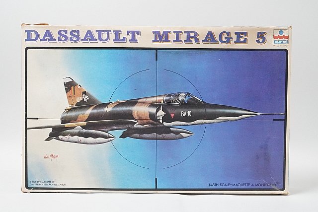 ★ ESCI エッシー 1/48 DASSAULT MIRAGE 5 ミラージュ5 ベルギー航空構成部隊 プラモデル 4032_画像1