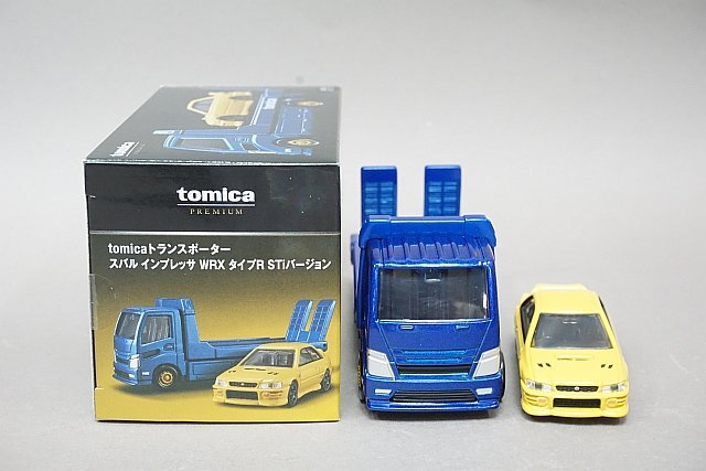 TOMICA トミカ プレミアム tomica トランスポーター / 1/61 スバル インプレッサ WRX タイプR STIバージョンの画像2