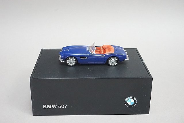 ミニチャンプス PMA 1/43 BMW 507 カブリオレ ブルー ディーラー特注 ※パーツ破損・欠損有りの画像4