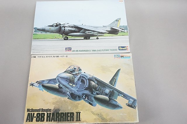 * Revell other 1/48makdo flannel da glass AV-8B Harrier Ⅱ/AV-8B Harrier Ⅱ VMA-542 Flying Tigers s2 point set plastic model 