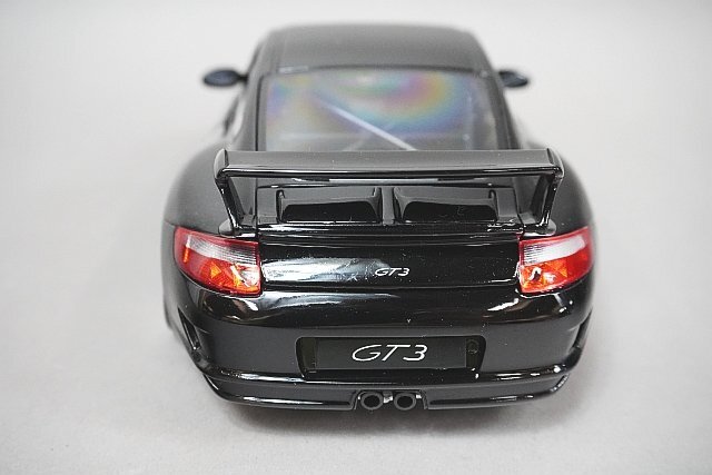 WELLY ウィリー ウェリー 1/18 Porsche ポルシェ 911 (997) GT3 ブラック ※難有・ジャンク品・本体のみ 18024_画像4