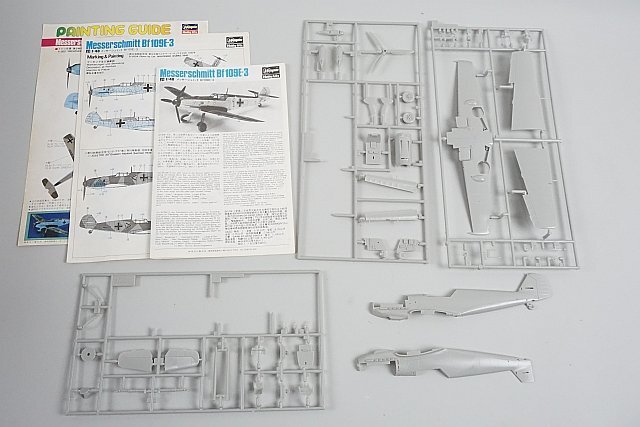 ★ Hasegawa ハセガワ 1/48 メッサーシュミット Bf109E-4/7/メッサーシュミット Bf109E-3 2点セット プラモデル J002_画像2