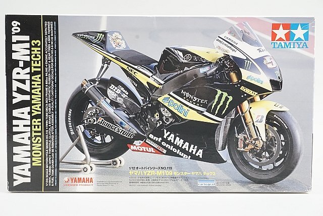 ★ TAMIYA タミヤ 1/12 オートバイシリーズNO.119 ヤマハYZR-M1'09 モンスター ヤマハ テック3 プラモデル 14119