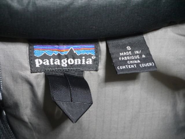 ▽♪ patagonia パタゴニア ホワイトグース ダウンジャケット 黒 Sの画像4