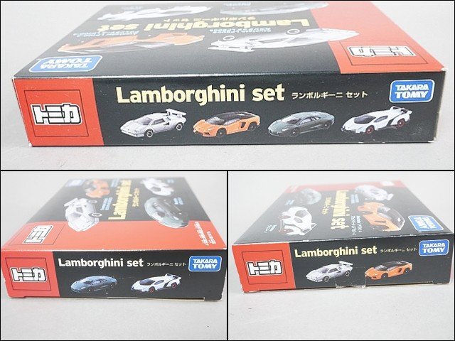 TOMICA トミカ ランボルギーニセット カウンタック LP500S / アヴェンタドール LP700-4 / レヴェントン / ヴェネーノ 4台セットの画像3