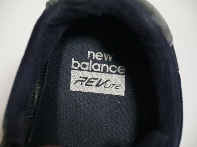 ▽♪ new balance ニューバランス MRL996LL ローカット スニーカー 紺 24_画像8