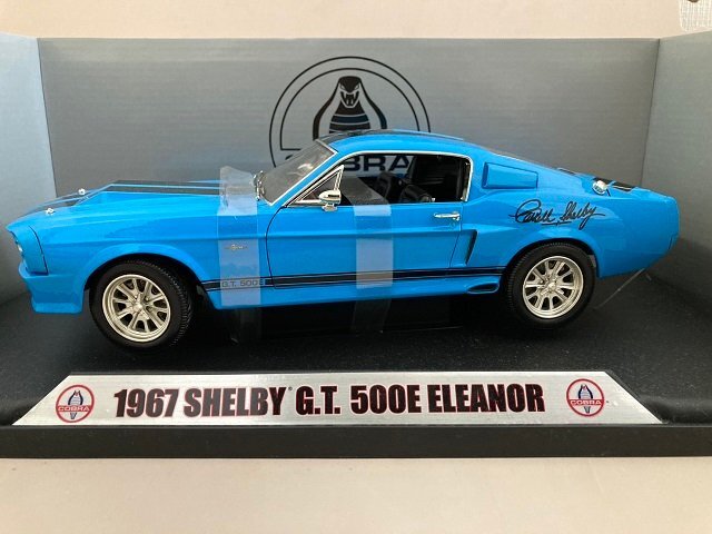 ▽ COBRA コブラ 1/18 SHELBY シェルビー Shelby Collectibles 1967 SHELBY G.T. 500E ELEANOR DC500E04の画像2