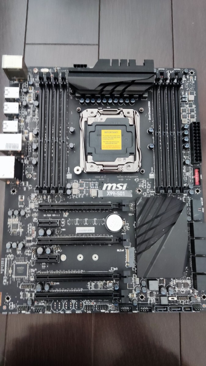 MSI X99 S01 ジャンク扱いで