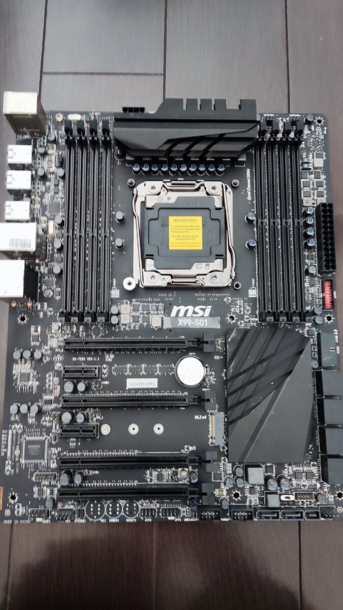 MSI X99 S01 ジャンク扱いで_画像1