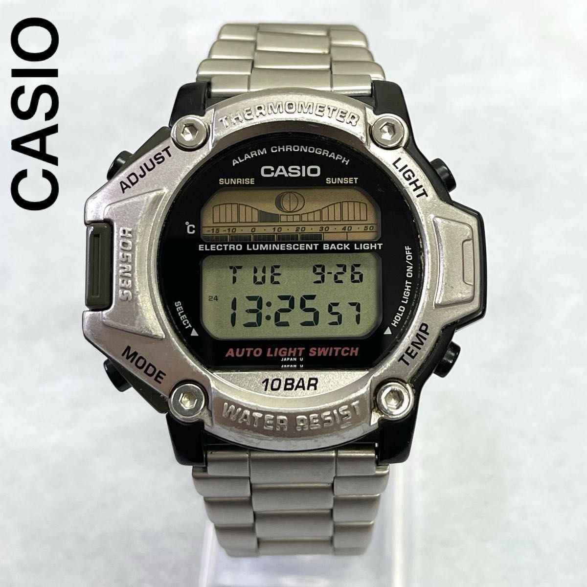 稼働 良品 CASIO PRO TREK フィッシング 腕時計 メンズ カシオ 稼働 良品 CASIO PRO TREK フィッシング 腕時計 メンズ カシオ