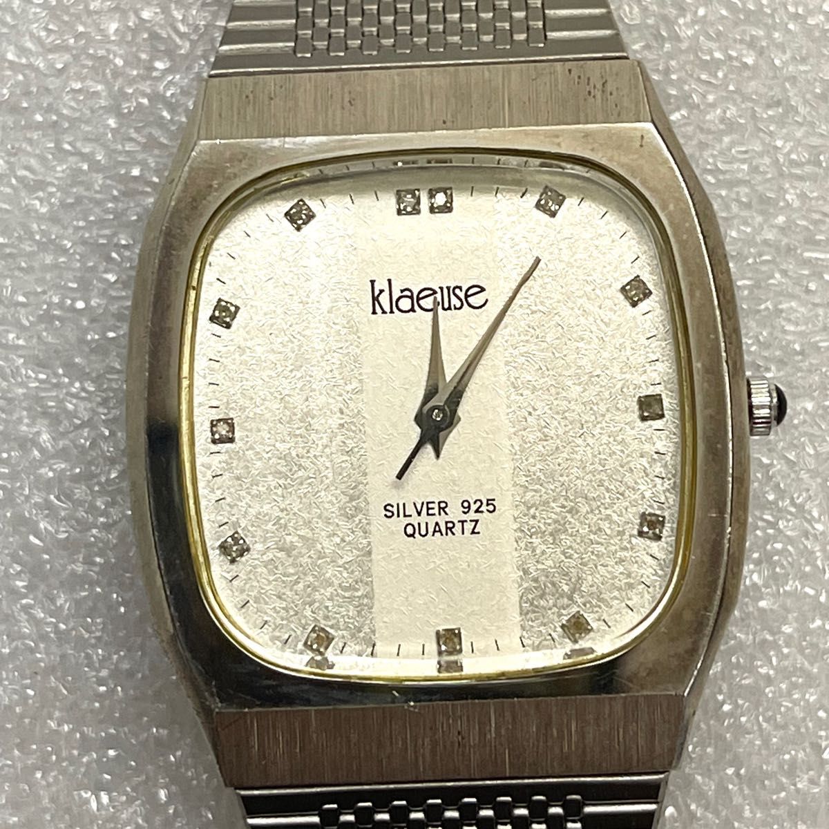 稼働 良品 klaeuse メンズ腕時計 スターリングシルバー sv925 銀 稼働 良品 klaeuse メンズ腕時計 スターリングシルバー sv925 銀