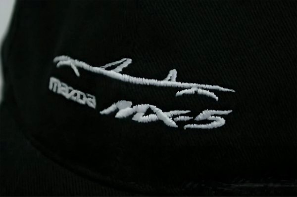 【送料無料】 マツダ ユーノス ロードスター MAZDA MX-5 キャップ 帽子 NA NB NC ND 白刺繍_画像2