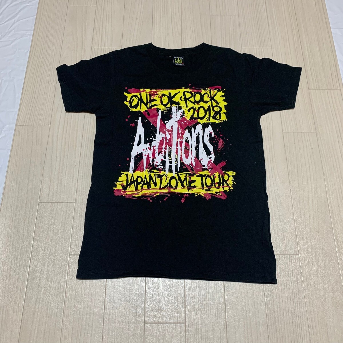 AMUSE アミューズ ONE OK ROCK Tシャツ 半袖 2018 Anbitions JAPAN DOME TOUR　ブラック　サイズM　ライブT_画像1