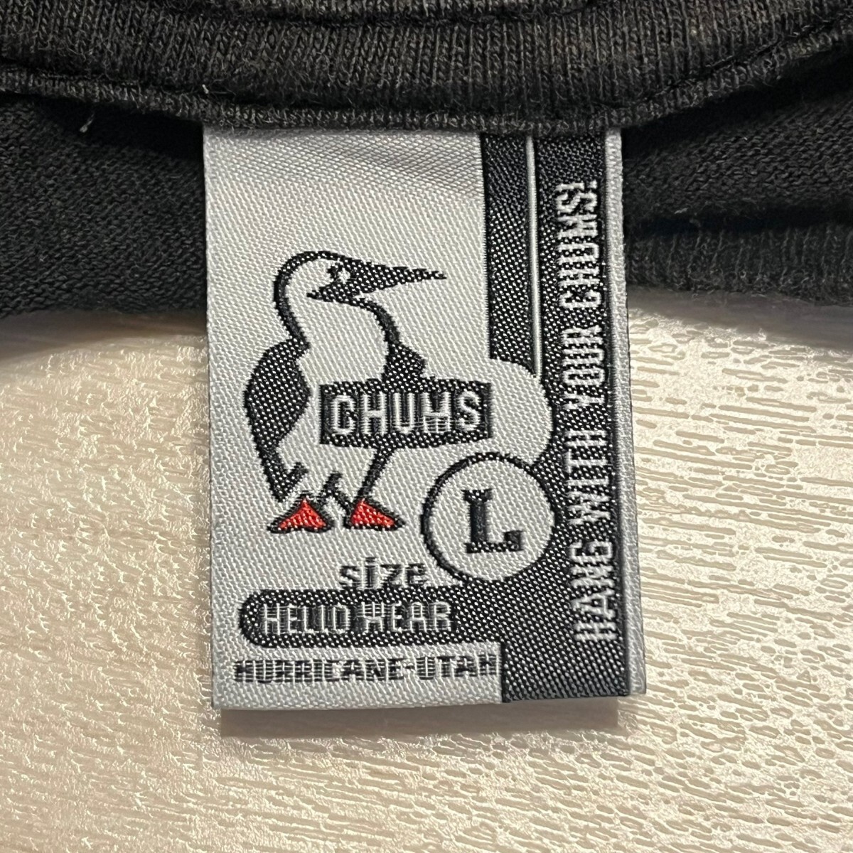 CHUMS チャムス 両面プリント Tシャツ ブラック　サイズL　半袖_画像5