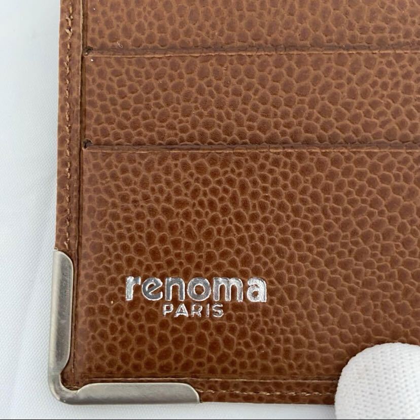 【美品】renoma レノマ 財布 折り財布 革財布 パスケース カードケース の画像9