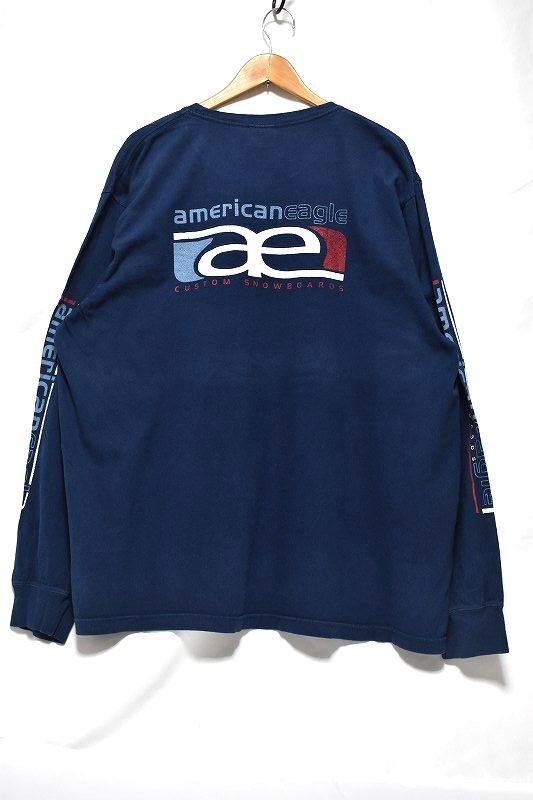 ＠美品 アメリカンイーグル American Eagle 長袖Tシャツ tt320 アメリカ古着 L ビックサイズ ロングスリーブ プリント_画像2