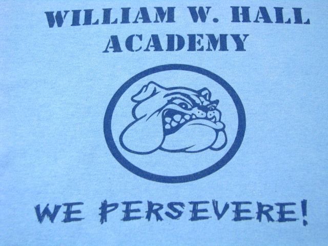 ＠美品 ウィリアム w ホール アカデミー william w.hall academy Tシャツ t705 アメリカ古着 ステンシル文字_画像3