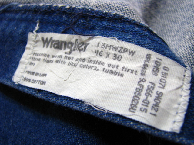 ＠美品 ラングラー WRANGLER 13MWZ ジーンズd525 大きいサイズ アメリカ古着 ＸXXL ウエスタン 46X30_画像4