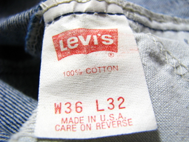 ＠濃紺 アメリカ製 Levi's517 ブーツカット d117 36Ｘ32 アメリカ古着 MADE IN USA ウエスタン 90年代_画像6