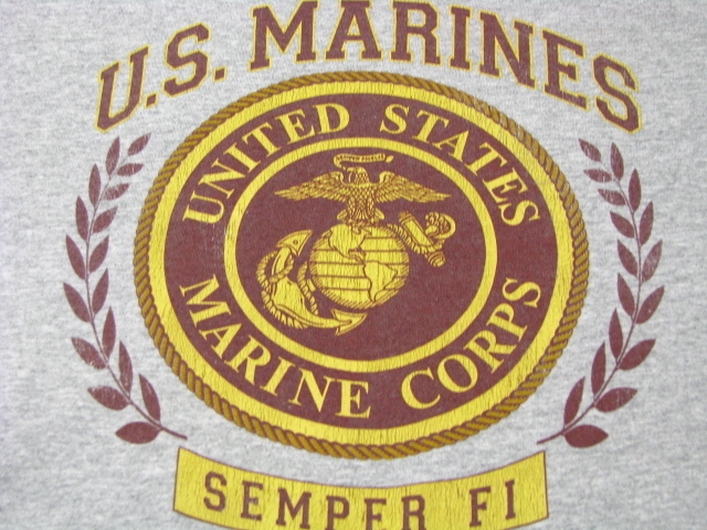 ＠アメリカ製 U.S.MARINES Semper Fi Tシャツ t641 XXL United States Marine Corps アメリカ古着 太平洋海兵隊 第3海兵航空団_画像3