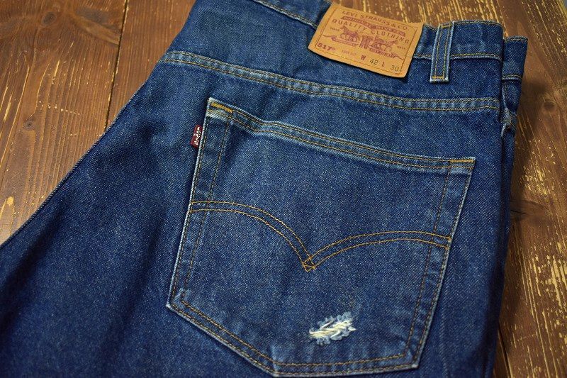 ＠米国製 濃紺 雰囲気漂う リーバイス Levi's517d112 42Ｘ30 ビックサイズ アメリカ古着 ウエスタン 90年代_画像10