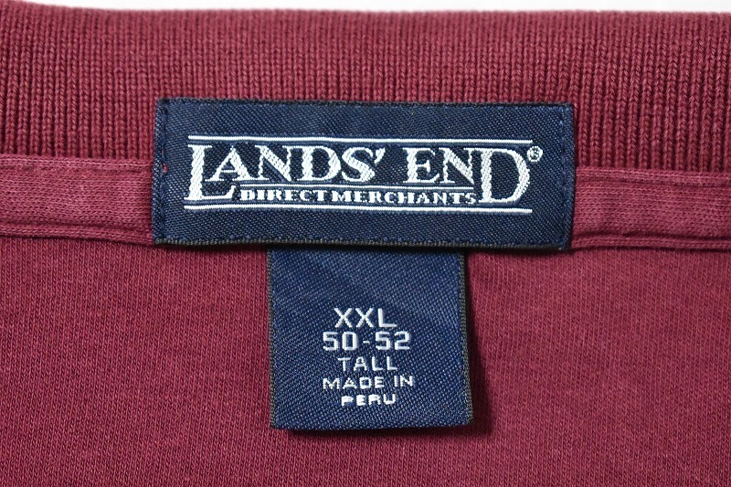 ＠美品 ランズエンド Lands' End 半袖ポロシャツP143 アメリカ古着 ビックサイズ XXL_画像4