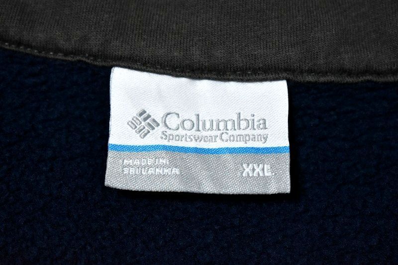 ＠美品 裏起毛 コロンビア Columbia ハーフジップスウェットc165 アメリカ古着 XXL アウトドア オレゴン ビックサイズ_画像5