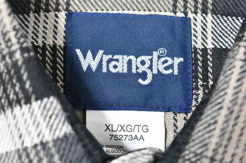 ＠新品 未使用品 ラングラー Wrangler 長袖ヘビーフランネル ウエスタンシャツHF310 XL 大きいサイズ アメリカ古着 チェック柄 カントリー_画像4