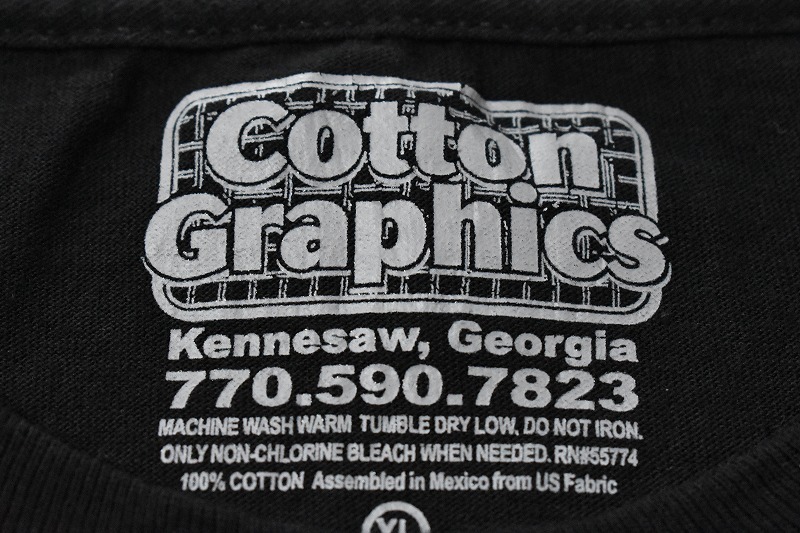 @美品 コットン グラフィックス cotton Graphics Tシャツ t936 アメリカ古着 ビックサイズ XL_画像4