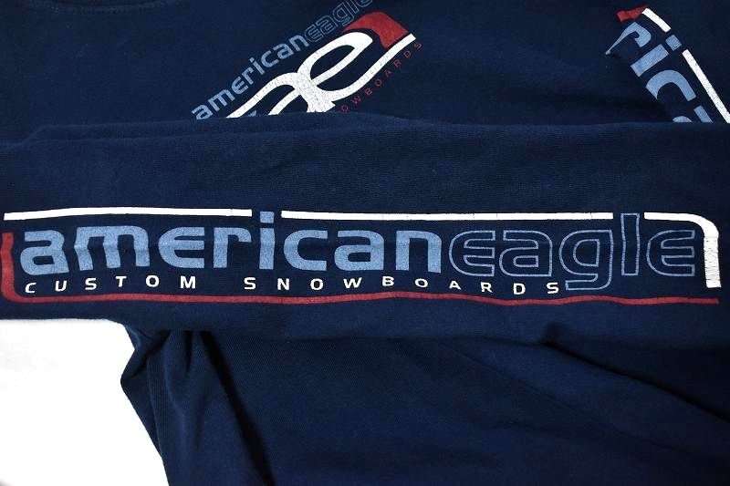 ＠美品 アメリカンイーグル American Eagle 長袖Tシャツ tt320 アメリカ古着 L ビックサイズ ロングスリーブ プリント_画像7
