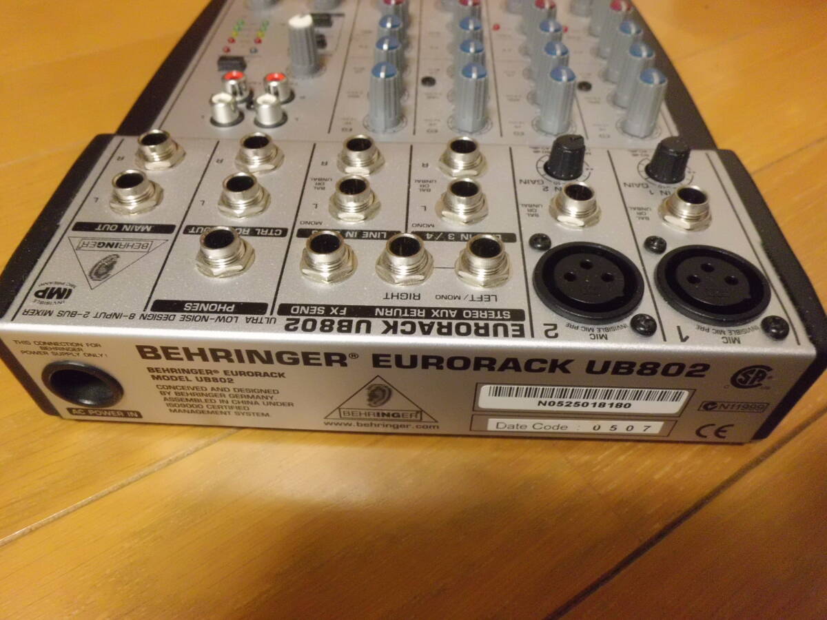 ＢＥＨＲＩＮＧＥＲ／ＥＵＲＯＲＡＣＫ　ＵＢ８０２／ジャンク_画像6