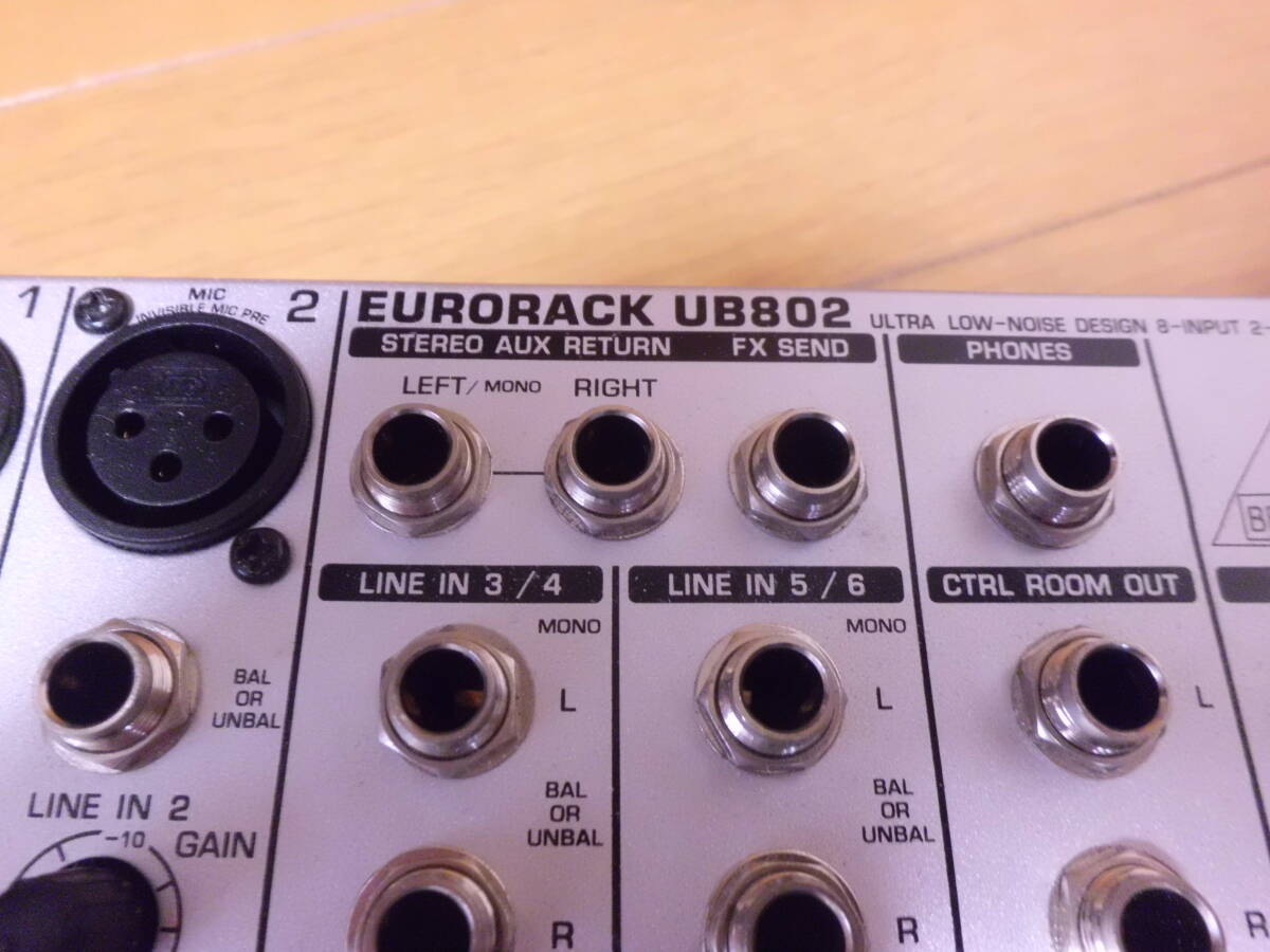 ＢＥＨＲＩＮＧＥＲ／ＥＵＲＯＲＡＣＫ　ＵＢ８０２／ジャンク_画像10