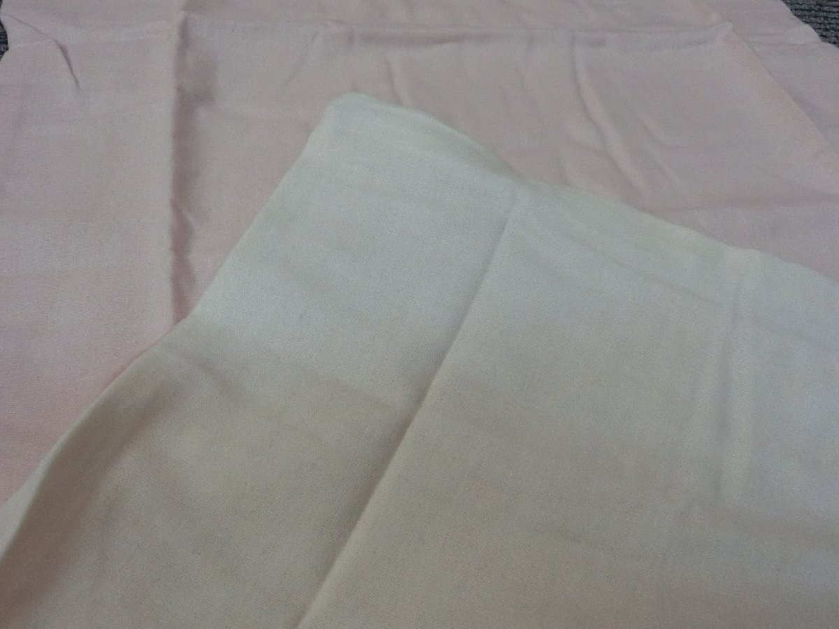 GY193-7)和晒ガーゼ/ガーゼツートンピローケース/枕カバー/２枚セット/ピンク × アイボリー/45ｃｍ × 65ｃｍ/綿100％/日本製/の画像2