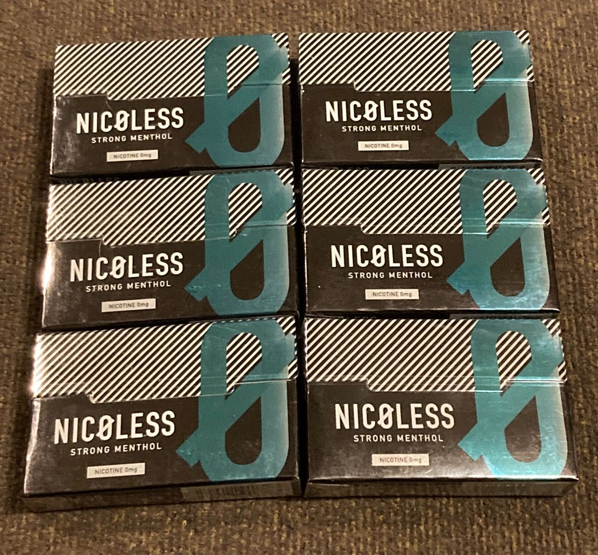 新品　未開封　NICOLESS ニコレス ストロングメンソール　20本×6箱　電子タバコ　送料無料 