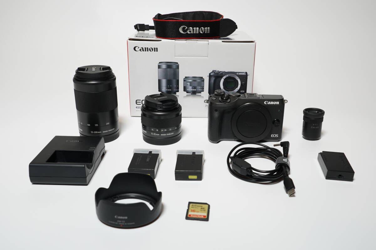 26250円 【お得】Canon EOS M6 レンズ2本キット その他の 26250円 【お得】Canon EOS M6 レンズ2本キット その他の