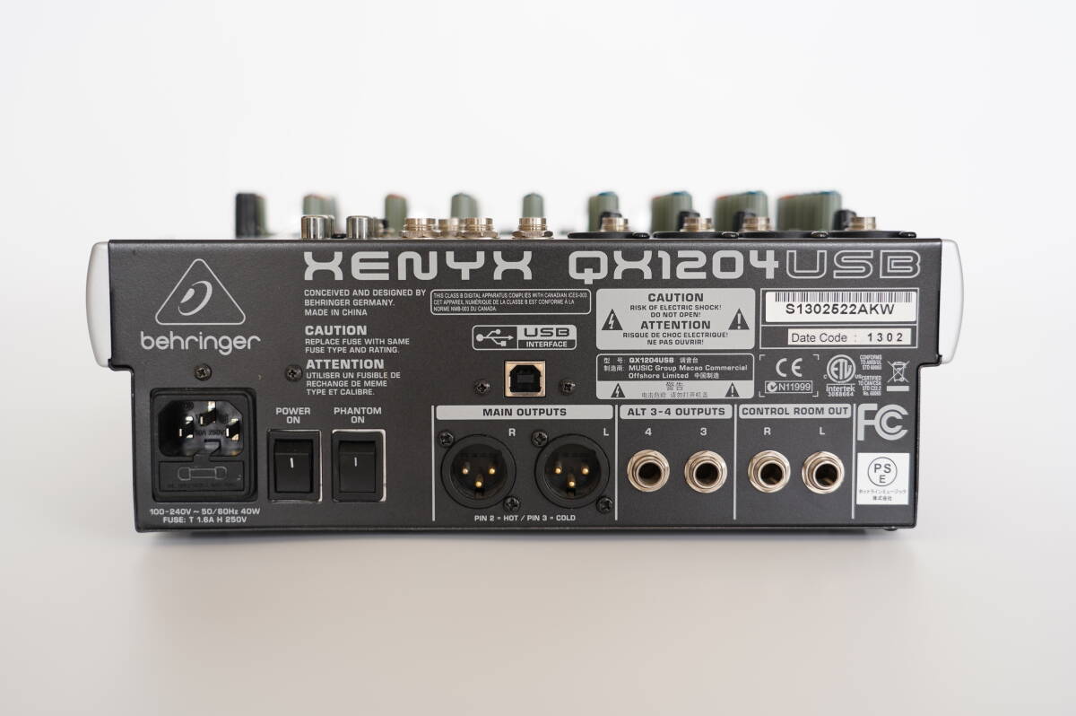 BEHRINGER XENYX QX1204 スイッチのオーバーホール済の画像2