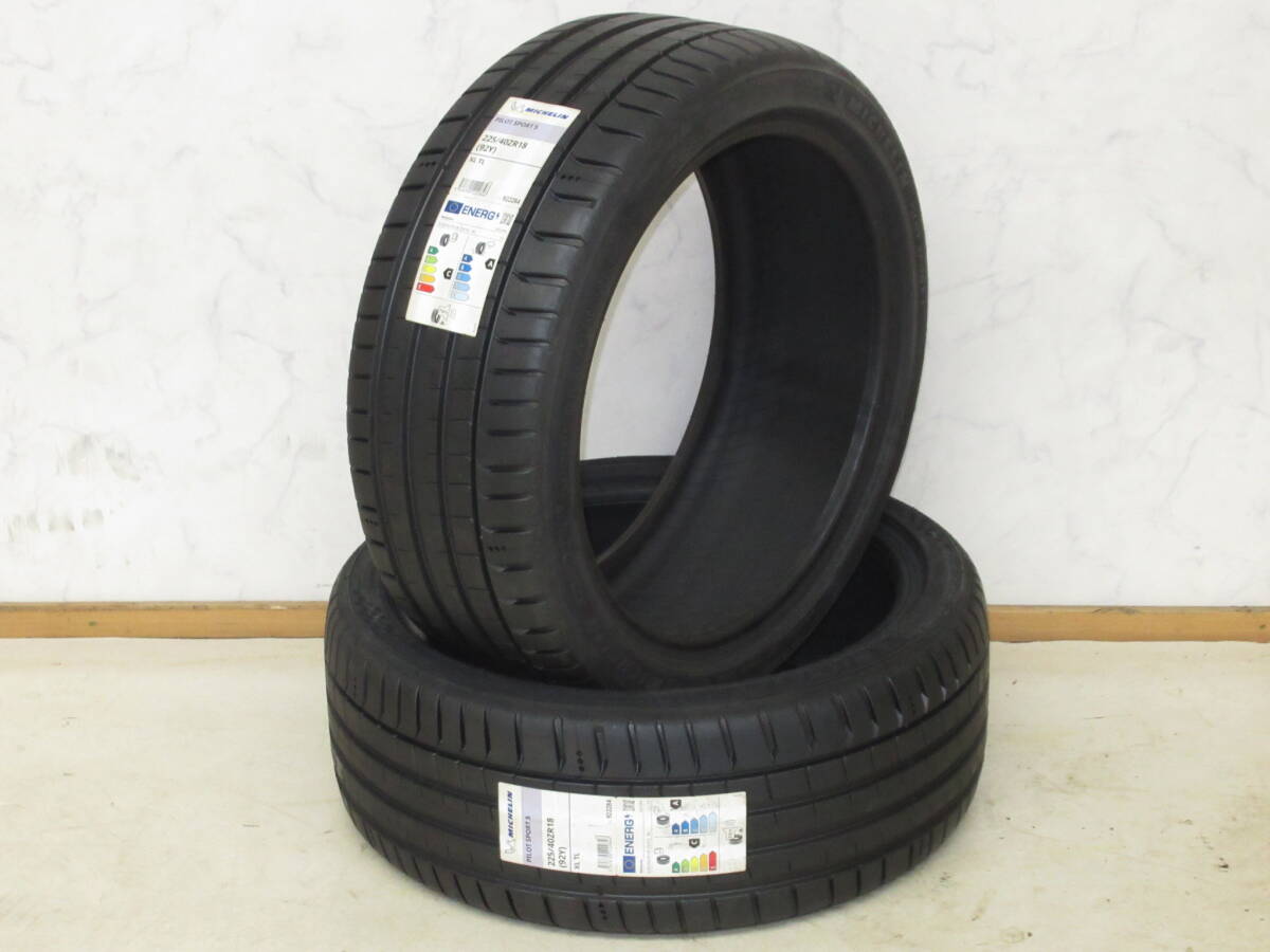 未使用品！ミシュラン パイロットスポーツ5 225/40ZR18 92YXL 2023年製 ラジアルタイヤのみ2本 BMW/1・2・3シリーズ,VW/ゴルフ,レクサス/ISの画像1