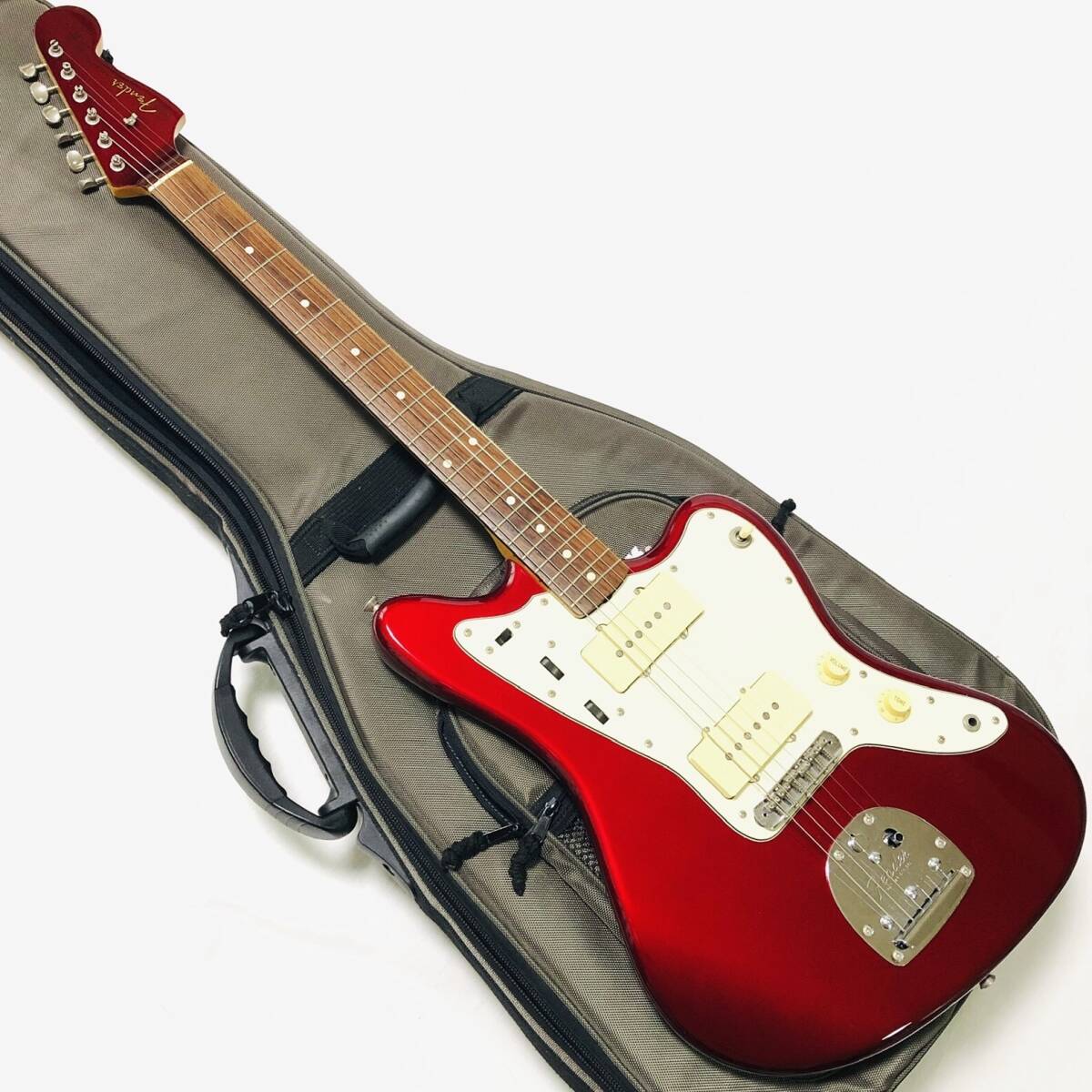 希少 Fender Jazzmaster JM66-80 MH OCR Crafted in Japan フェンダー ジャズマスター レアカラー マッチングヘッド 美品の画像1