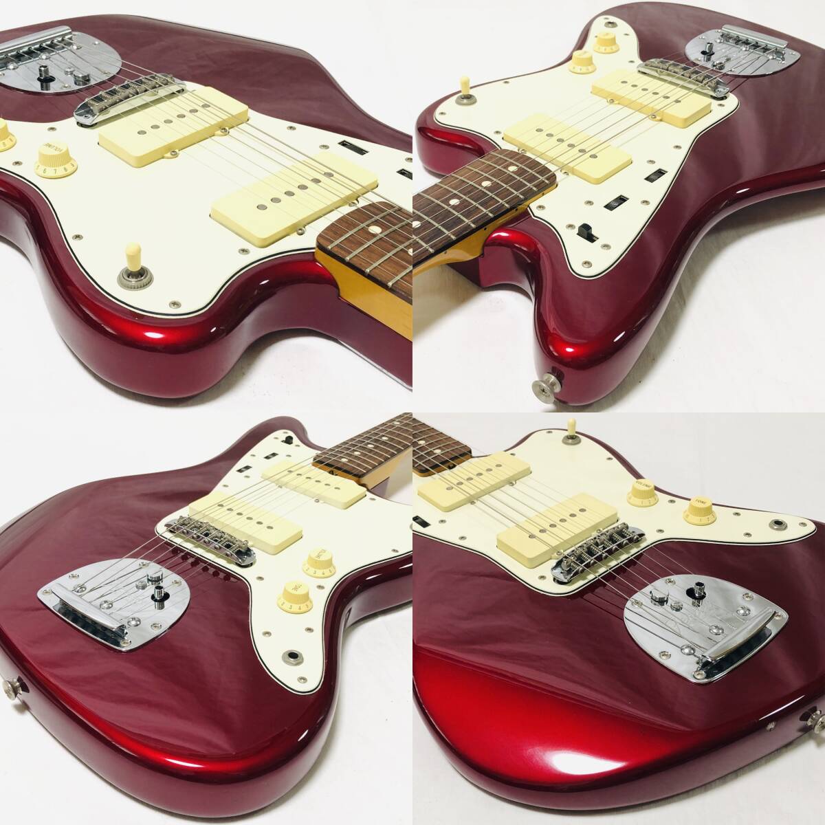 希少 Fender Jazzmaster JM66-80 MH OCR Crafted in Japan フェンダー ジャズマスター レアカラー マッチングヘッド 美品の画像5