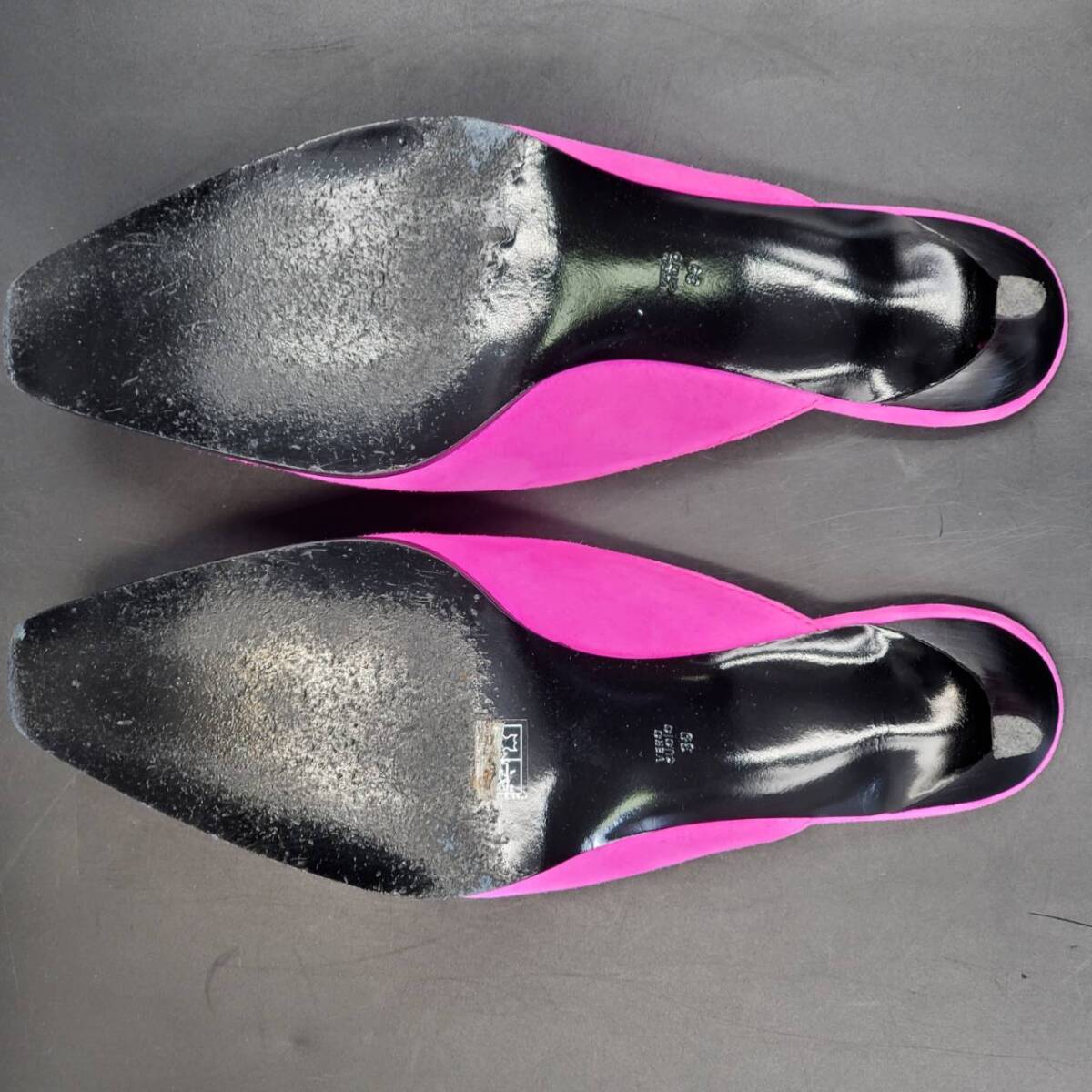 #51 3.1 Phillip Lim フィリップリム フラット ミュール サイズ 39 ピンク PINK サンダル パンプス 本革 靴 アパレル レディース_画像8